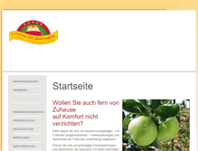 Tablet Screenshot of 5-sterne-am-grafenberg.de